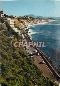 Modern Postcard Biarritz The Basque coast in the background rhune