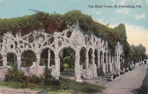 ST. PETERSBURG Florida 1900-1910s The Shell Fence
