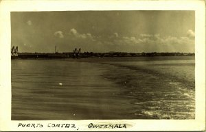 RPPC Puerto Cortez Guatemala Honduras Real Photo Postcard