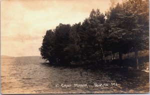 At Camp Magua Poland Maine Vintage  RPPC C050