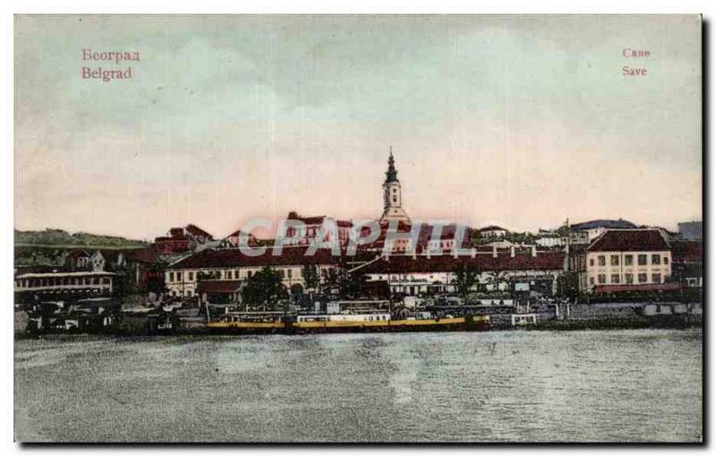 Postcard Former Yugoslavia Belgrad Belgrad Save