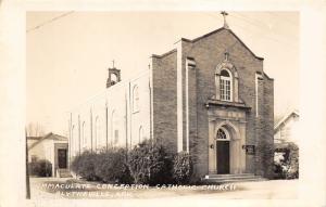 Blytheville Arkansas~Immaculate Conception Catholic Church~Small Bell Tower~RPPC