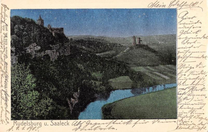 BG41268 rudelsburg u saaleck    germany