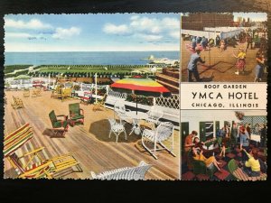 Vintage Postcard 1941 Roof Garden, YMCA Hotel, Chicago, Illinois (IL)