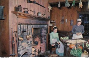 TORONTO, Ontario, Canada, 1940-60s; Kitchen scene in early settlers house, Pi...