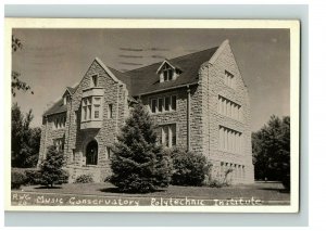 1944 Music Conservatory Polytechnic Institute Billings Montana Rppc Real Photo 