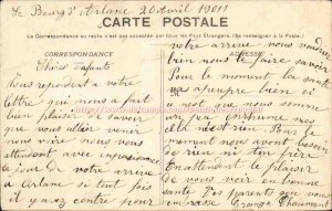 Old Postcard Fantaisie Happy Easter (Egg)