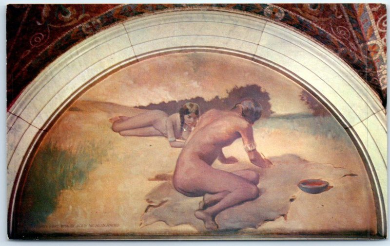 The Pictograph, Mural Painting in the Library of Congress, Washington, D. C.