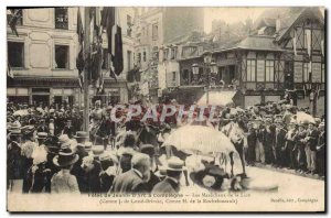 Old Postcard Fetes de Jeanne d & # 39Arc A Compiegne The marshals of the list...