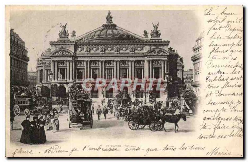 Paris Old Postcard the & # 39opera