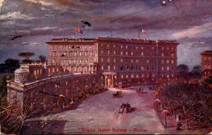 Italy Roma Grand Hotel Suisse 1907