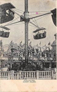 Swing, Luna Park Coney Island, NY, USA Amusement Park 1909 