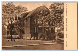 c1940's Kent Hall Bennett College Greensboro North Carolina NC Postcard