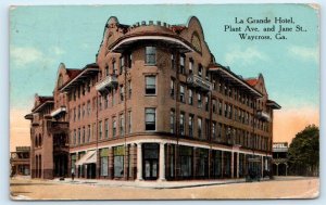 WAYCROSS, GA Georgia ~ LA GRANDE HOTEL 1915 Ware County Postcard