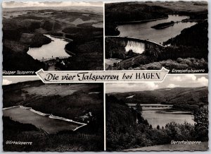 Die Ver Talsperren Bei Hagen Hasper Talsperre Ennepetalsperre Germany Postcard