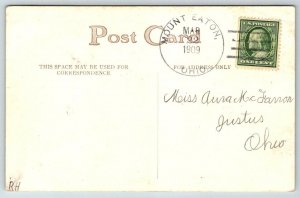 US Navy Cruiser Washington  Admiral Evans  Postcard  1909