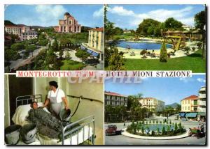 Postcard Modern Montegrotto Terme Hotel Mioni Stazione