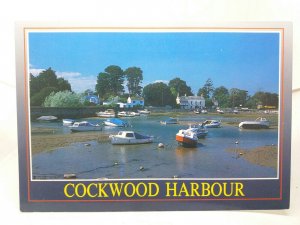 Cockwood Harbour Exeter Devon 1990s Vintage Postcard