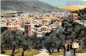 Nablus and Mt Ebal Israel Unused 