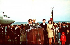 Robert Kennedy Presenting Kennedy Plane Caroline To The Smithsoni...