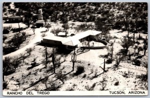 K44/ Tucson Arizona RPPC Postcard c40-50s Rancho Del Trego 444
