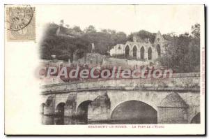 Postcard Old Beaumont Le Roger The Pont De L'Etang