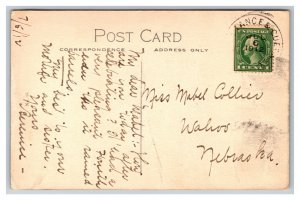 Scottsbluff Nebr. Nebraska Tri-State Canal Postcard c1912 Postmark