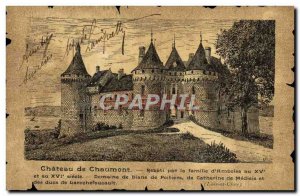 Old Postcard Chateau de Chaumont