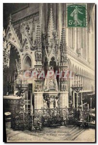 Postcard The Old Delivrande Calvados Notre Dame the miraculous Virgin