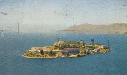 The Rock  Alcatraz Island San Francisco Bay California 1952