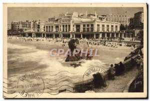 Old Postcard Biarritz Casino