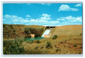 Vintage Alamogordo Dam, Sumner, New Mexico. Postcard F123