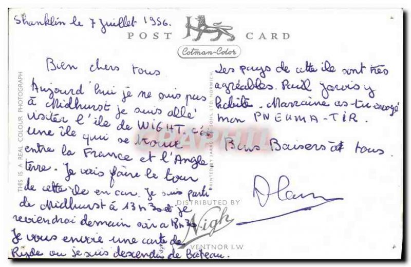 Postcard Old Eastern Pavilion Gardens And Ryde