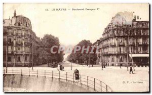 Old Postcard The Haver Boulevard Francois 1er