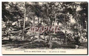 Old Postcard Agy In Multien Stones Du Chateau