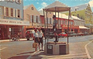 Heyl's Corner, Front Street Hamilton Bermuda Writing on back 