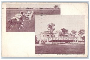 1912 Country Club Buffalo New York NY Buffalo Morning Express Multiview Postcard