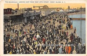 Amusement Park Postcard Post Card Coney Island, New York, NY, USA Amusement P...