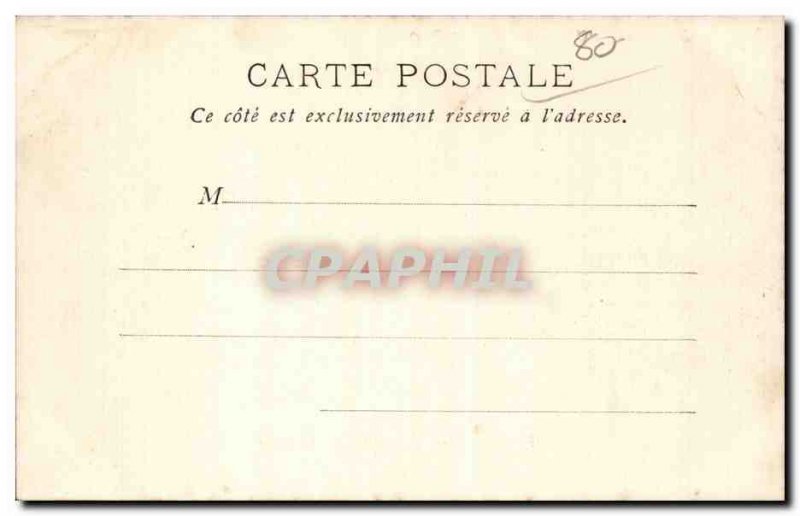 Old Postcard Peronne View from the train station