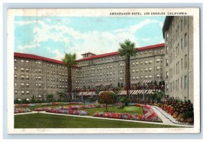 Vintage Ambassador Hotel Los Angeles California. Postcard P167E