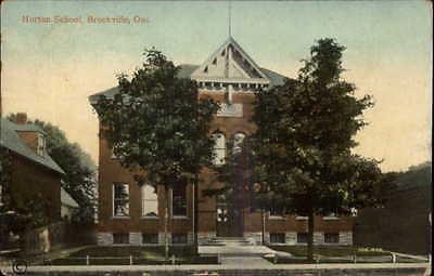 Brockville Ontario Horton School c1910 Postcard