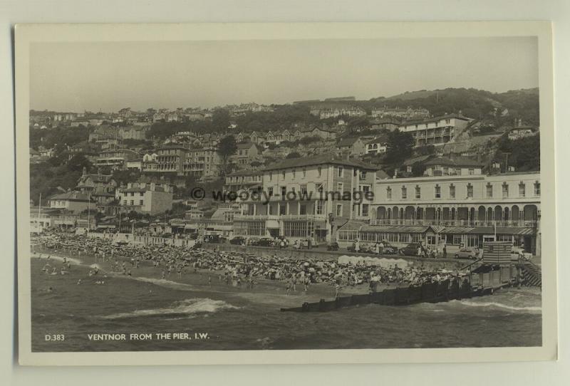 iw0113 - Ventnor from the Pier , Isle of Wight - postcard by Dean