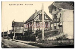 Old Postcard Bernieres Sur Mer Villas Clerisse