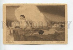 3182534 ART NOUVEAU Nude Sehnsucht by FAHRENKROG Vintage PC