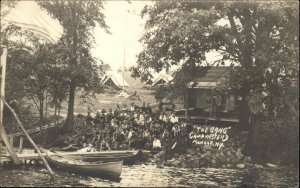 Monroe New York NY Summer Camp Westend Campers Vintage RPPC Postcard