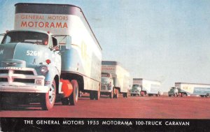 1955 General Motors Motorama 100 Truck Caravan Vintage Postcard AA84308