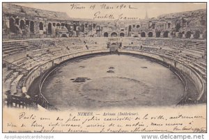 France Nimes Arenes Interieur 1902