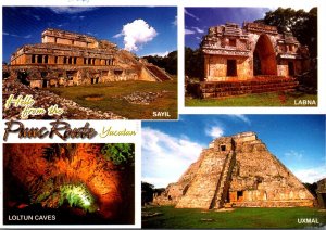 Mexico Greetings From The Yucatan Multi View