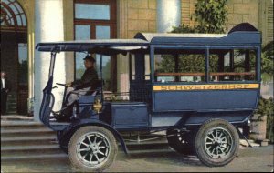 Luzern Switzerland Bus Omnibus Schweizerhof 1920s-30s Postcard