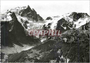 Modern Postcard La Grave (H A) alt 1526 m Route des Grandes Alpes Glaciers of...